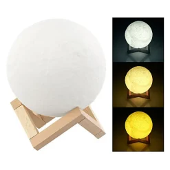 Lampe à poser MoovyMoon Lune 15 cm
