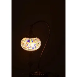 Lampe à Poser Mosaïque Design "Neal" 44cm Multicolore