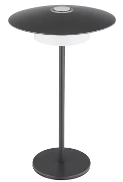 Lampe à poser métal gris mat, LED KYLER