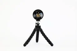 Lampe à poser métal noir USB RGB H.21cm 8W Seynave