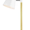 Lampe à poser Mulanje E14 IP20 blanc bois