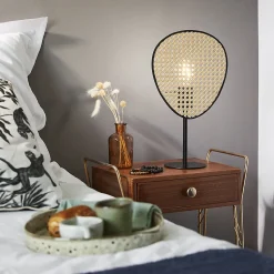 Lampe à poser Naytto E27 IP20 40W H.40cm12cm Corep coloris naturel