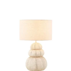 Lampe à Poser "Oursin" 47cm Beige