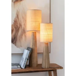 Lampe à Poser Parapluie en Bois 