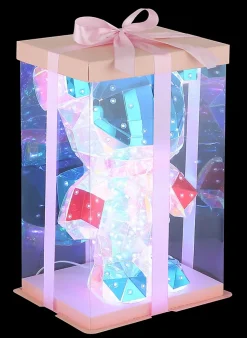 Lampe à poser plastique translucide, LED BRONDAR