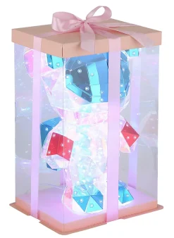 Lampe à poser plastique translucide, LED BRONDAR