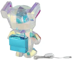 Lampe à poser plastique translucide, LED BRONDAR