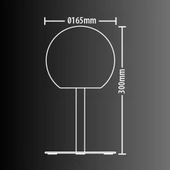 Lampe à poser POP - boule kaki rechargeable en métal LED IP44, 400 lumens, CCT et dimmable, hauteur ajustable