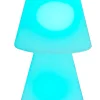 Lampe à poser rechargeable LED intégrée RGB 18lm 1W IP43 New Garden, Lola