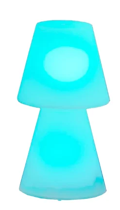 Lampe à poser rechargeable LED intégrée RGB 18lm 1W IP43 New Garden, Lola