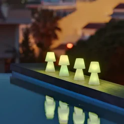Lampe à poser rechargeable LED intégrée RGB 18lm 1W IP43 New Garden, Lola