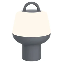 Lampe à poser rechargeable LED extérieure grise 2,5 W 250 lm USB IP54, GoodHome Kisatchie