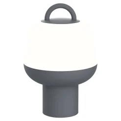 Lampe à poser rechargeable LED extérieure grise 2,5 W 250 lm USB IP54, GoodHome Kisatchie