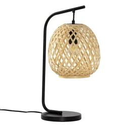 Lampe à poser Reiko en Bamboo, diamètre 50,5 cm