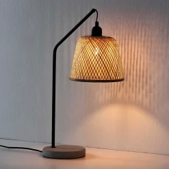 Lampe à poser Sakura en Bamboo, diamètre 55 cm