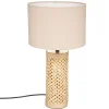 Lampe à poser "Salma" - bois H47 cm - Atmosphera créateur d'intérieur