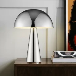 Lampe à poser Sigrun métal chromé E14 IP20 H.33cm Brilliant