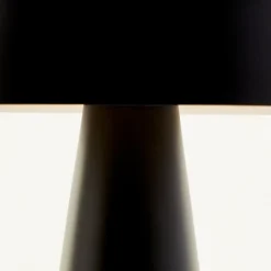 Lampe à poser Sigrun métal noir E14 IP20 H.33cm Brilliant