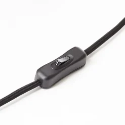 Lampe à poser Sigrun métal noir E14 IP20 H.33cm Brilliant