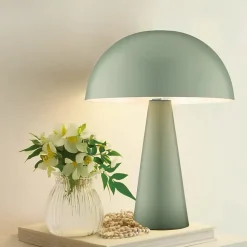 Lampe à poser Sigrun métal vert E14 IP20 H.33cm Brilliant