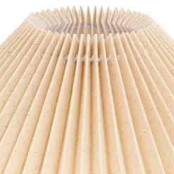 Lampe à poser Talya porcelaine beige H38cm - Atmosphera