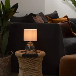 Lampe à poser Teva blanc H30cm - Atmosphera