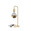 Lampe à poser U-line métal doré E27 H.53cm Calex