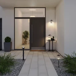 Lampe à poser USB Beret LED intégrée 250lm 4.2W IP44 noir