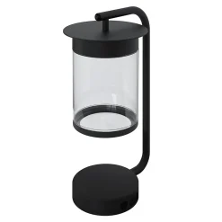 Lampe à poser USB Beret LED intégrée 250lm 4.2W IP44 noir
