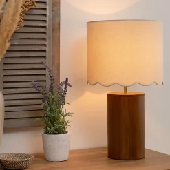 Lampe à poser Vania H50cm marron - Atmosphera