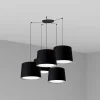 Lampe à suspension CONGA 5L noire