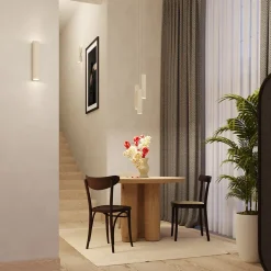 Lampe à suspension en acier 3 ampoules 4000K - 45x6x98cm Sollux