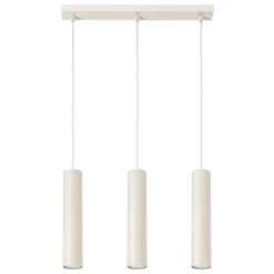 Lampe à suspension en acier 3 ampoules 4000K - 45x6x98cm Sollux