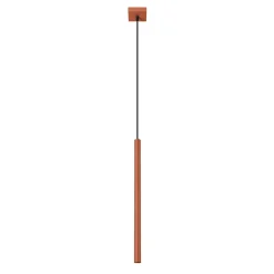 Lampe à suspension en acier 1 ampoule 3000K - 8x8x114cm Sollux