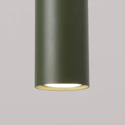 Lampe à suspension en acier 2 ampoules 3000K - 30x6x105cm Sollux