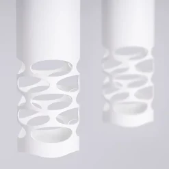 Lampe à suspension en acier 2 lampes 33x6x125cm Sollux