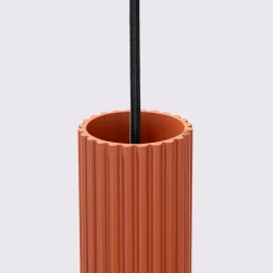 Lampe à suspension en aluminium 1 ampoule 4000K - 8x8x118cm Sollux