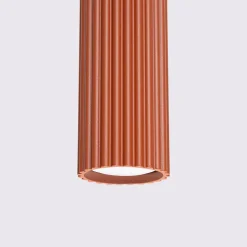 Lampe à suspension en aluminium 1 ampoule 3000K - 8x8x118cm Sollux