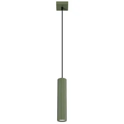 Lampe à suspension en aluminium 1 ampoule 3000K - 8x8x118cm Sollux