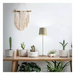 Lampe a poser LED KAAMI BRILLIANT - Métal et plastique - Cappuccino - 2W - IP44