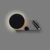 Lampe applique Gauche avec liseuse Klee Faro - IP20 - 10W - 2700K - Noir