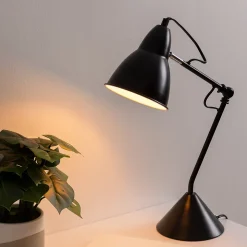 Lampe Aude noire - métal H62 cm - Atmosphera