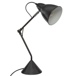 Lampe Aude noire - métal H62 cm - Atmosphera