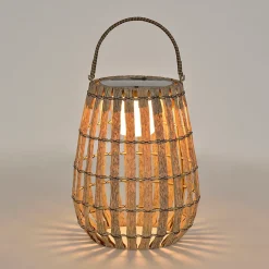 Lampe baladeuse extérieur LED intégrée Lagora Little Garden IP44 blanc chaud + RGB H.28 x Ø22 cm