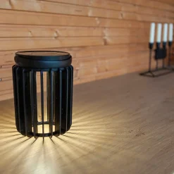 Lampe baladeuse extérieur LED intégrée solaire Kozy Little Garden 300lm IP44 blanc chaud H.18,5 x Ø13,7 cm