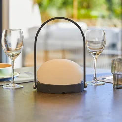 Lampe baladeuse sans fil DAY Noir Acier H22CM