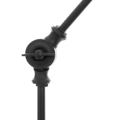 Lampe Basalt noire - métal H55 cm - Atmosphera