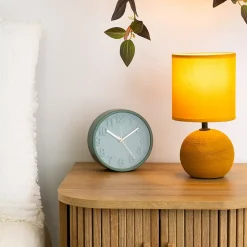 Lampe boule Timeo - jaune ocre - H25 cm - Atmosphera