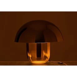 Lampe champignon en métal doré 50x50x45 cm