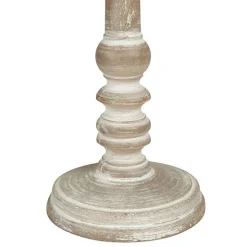 Lampe Charme en bois coloris taupe